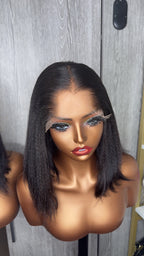 Kinky/yaki straight wig