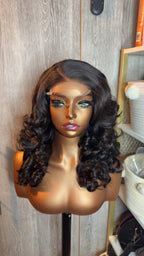 Layered bouncy wig