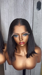 Kinky/yaki straight wig
