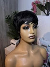 Human Hair Wig Short Pixie Cut Women Glueless