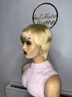 613 Blonde Pixie Cut Human Hair Wig No Lace Short Hair