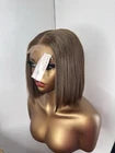 Vietnamese Bone Straight Human Hair Wig Single Donor With 2x6 Closure 10inches